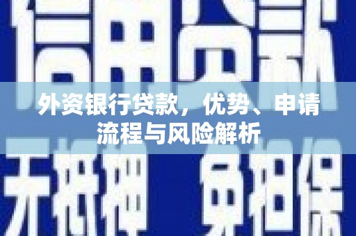 桦甸外资银行贷款，优势、申请流程与风险解析