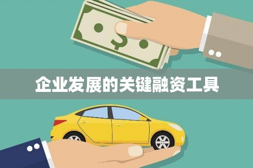 桦甸企业发展的关键融资工具