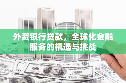 桦甸外资银行贷款，全球化金融服务的机遇与挑战