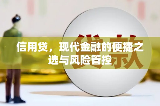 桦甸信用贷，现代金融的便捷之选与风险管控