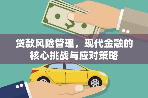 桦甸贷款风险管理，现代金融的核心挑战与应对策略