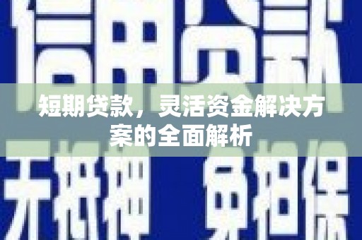 桦甸短期贷款，灵活资金解决方案的全面解析