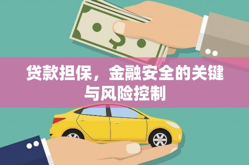 桦甸贷款担保，金融安全的关键与风险控制