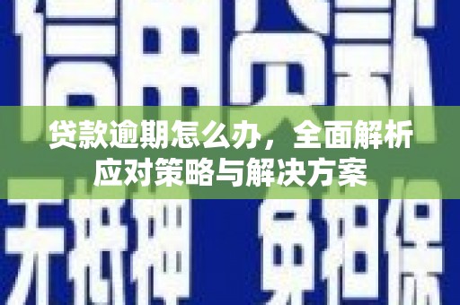 桦甸贷款逾期怎么办，全面解析应对策略与解决方案